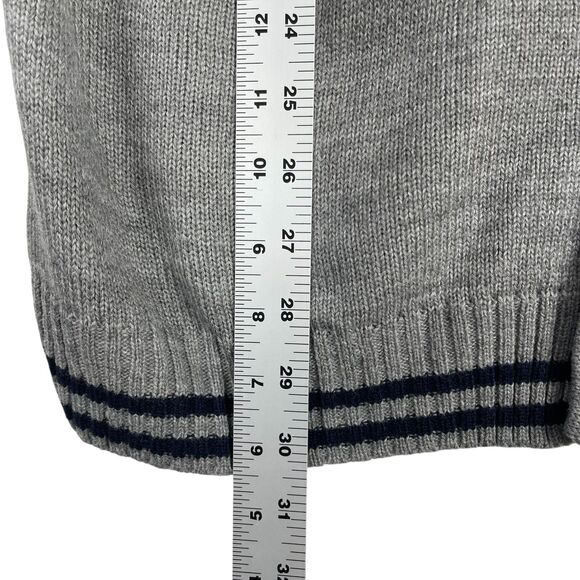 Brave Soul Men’s Knit Cardigan Sweater XL Gray Shawl Collar Button Front Classic - Picture 8 of 9